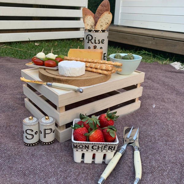 A Low-Key Father's Day Picnic in the Garden + Homemade Card Activity