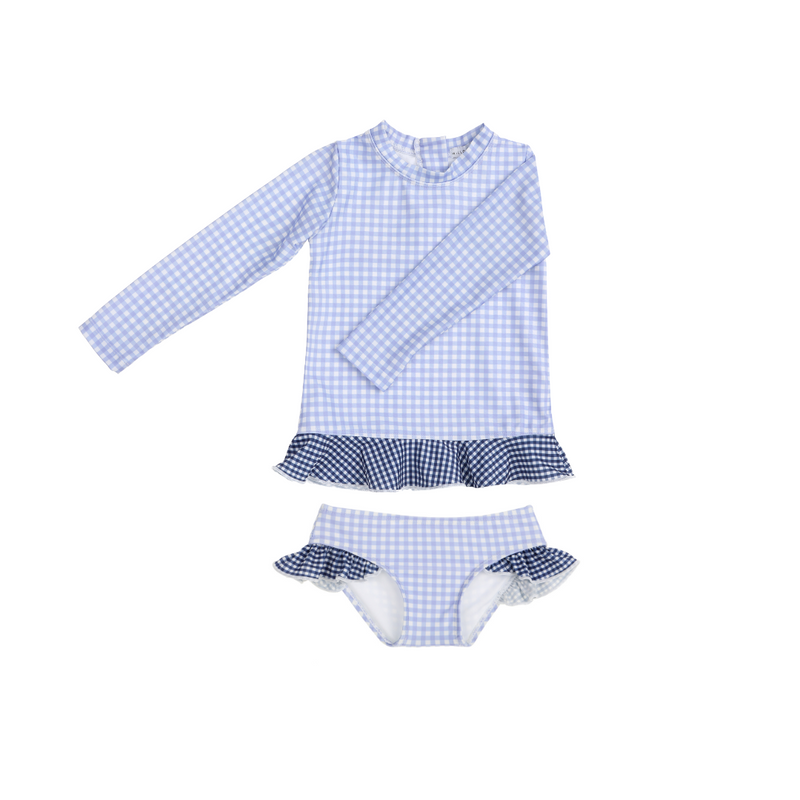 "Allegra" in Cornflower blue gingham